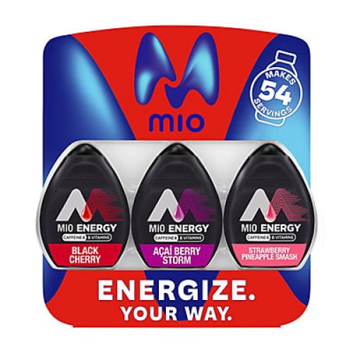 Mio Liquid Energy Variety Pack 3 pk./1.63 oz. - Home/Grocery/Beverages/Drink Mix & Water Enhancers/ - MIO