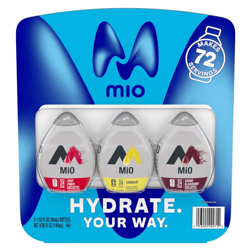 MiO Liquid Water Enhancer Variety Pack (1.62 fl. oz. 3 pk.) - Limited Time Beverages - ShelHealth
