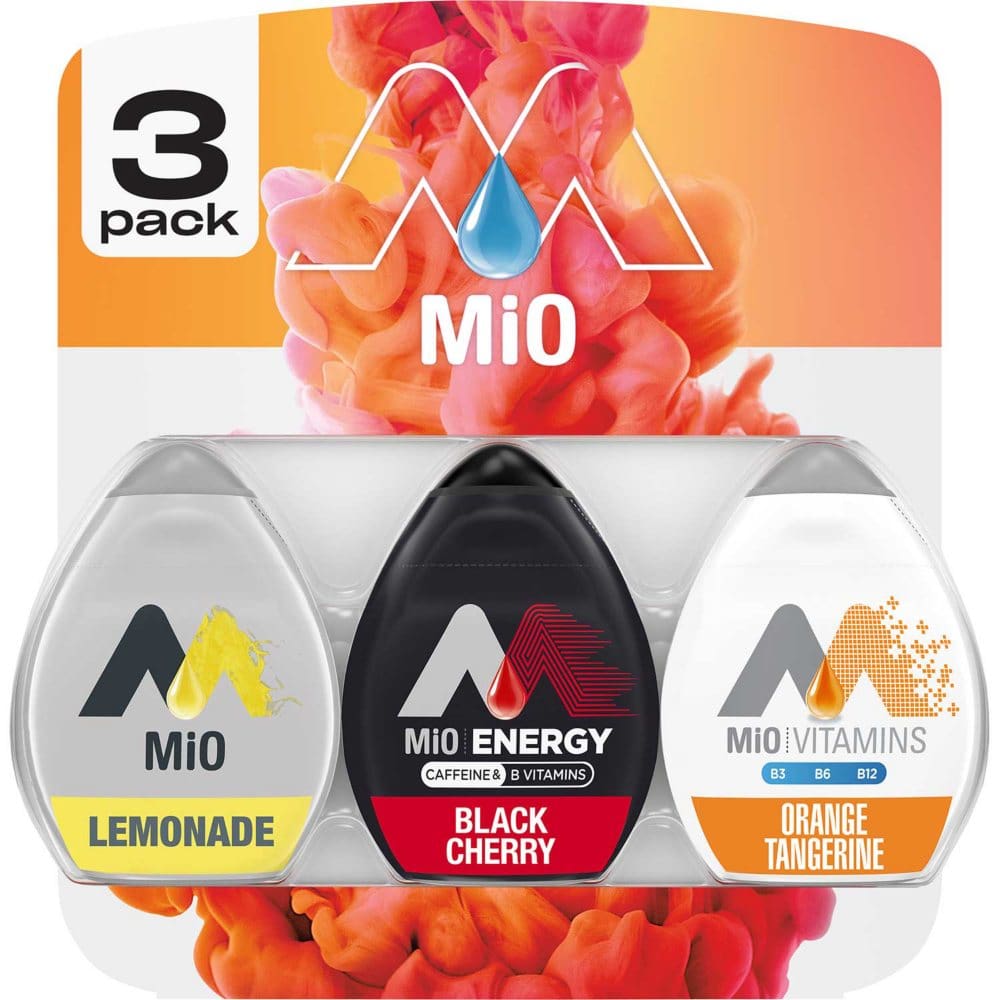 MiO Naturally Flavored Liquid Water Enhancer Variety Pack (1.62 fl. oz. 3 pk.) - Powdered & Liquid Drink Mixes - MiO