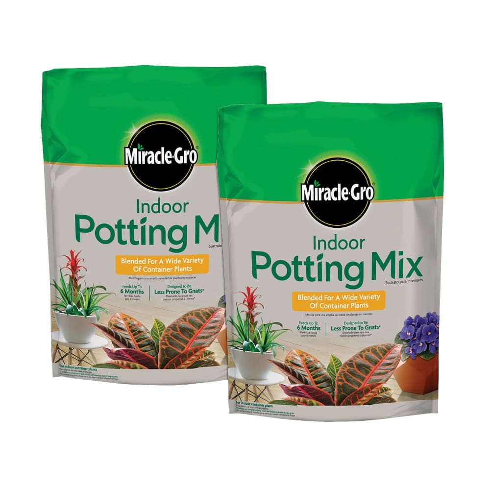 Miracle-Gro 6 qt. Indoor Potting Mix 2-pk. - Miracle-Gro
