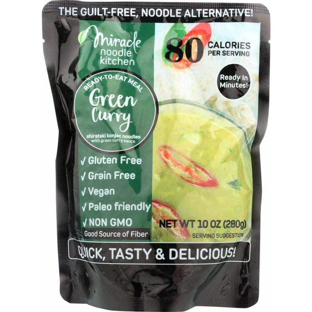 Miracle Noodle Miracle Noodle Ready-to-Eat Meal Green Curry Sauce, 280 gm