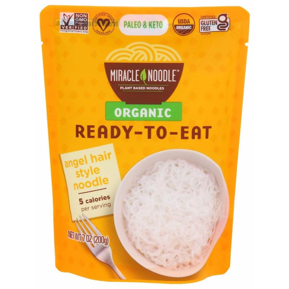 MIRACLE NOODLE MIRACLE NOODLE Ready To Eat Organic Angel Hair, 7 oz