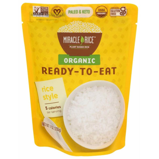 MIRACLE NOODLE Miracle Noodle Ready To Eat Rice Organic, 7 Oz
