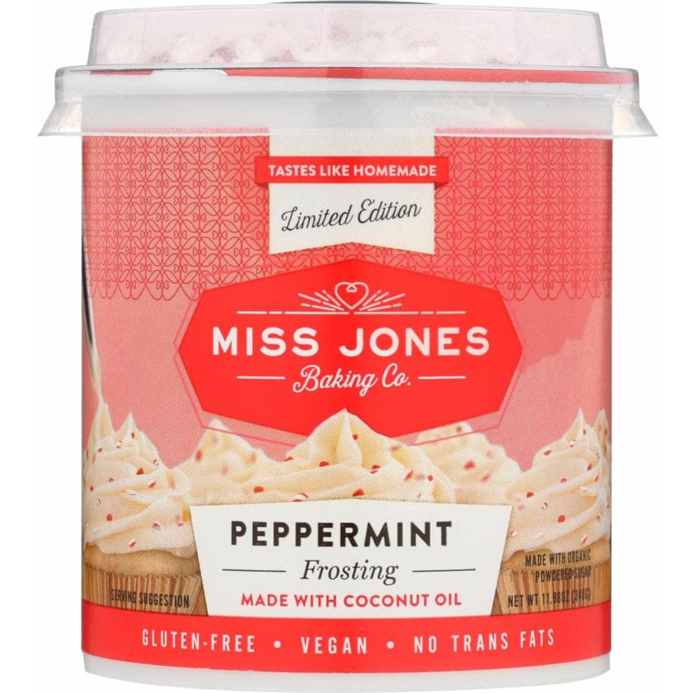 MISS JONES BAKING CO MISS JONES BAKING CO Frosting Peppermint, 11.98 oz