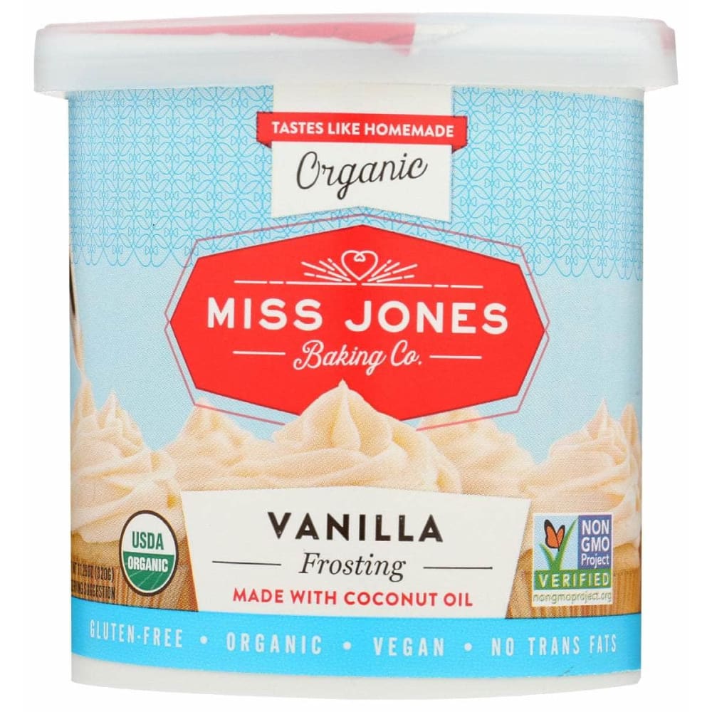 MISS JONES BAKING CO MISS JONES BAKING CO Frosting Vanilla Org, 11.29 oz
