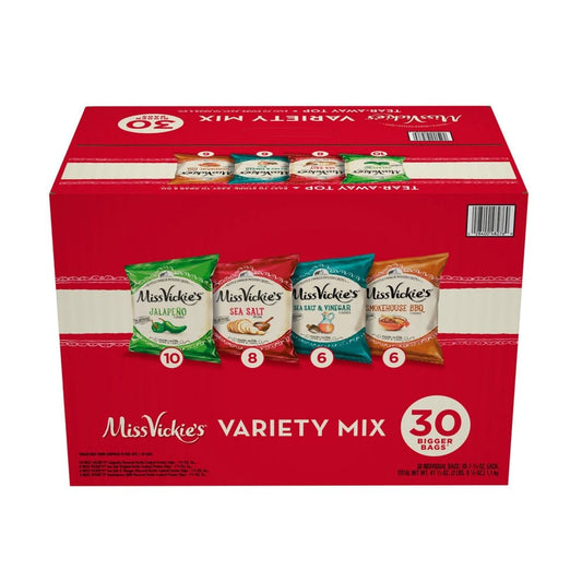 Miss Vickie’s Flavored Potato Chips Variety Pack (30 ct.) - Chips - Miss