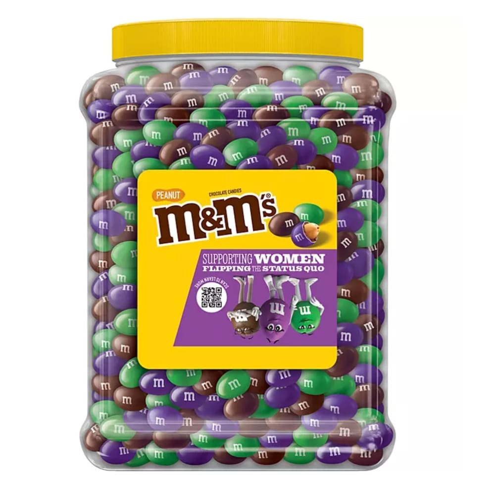 M&M’s Chocolate Candy featuring Purple Candy Jar 62 oz. - Chocolate - m&m
