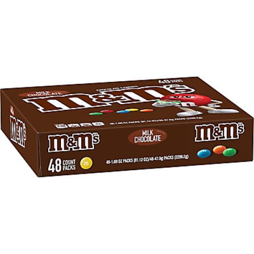 M&M’S Milk Chocolate Candy Full Size Bulk Candy 48 ct./1.69 oz. - Home/Grocery/Candy/Chocolate/ - Mars