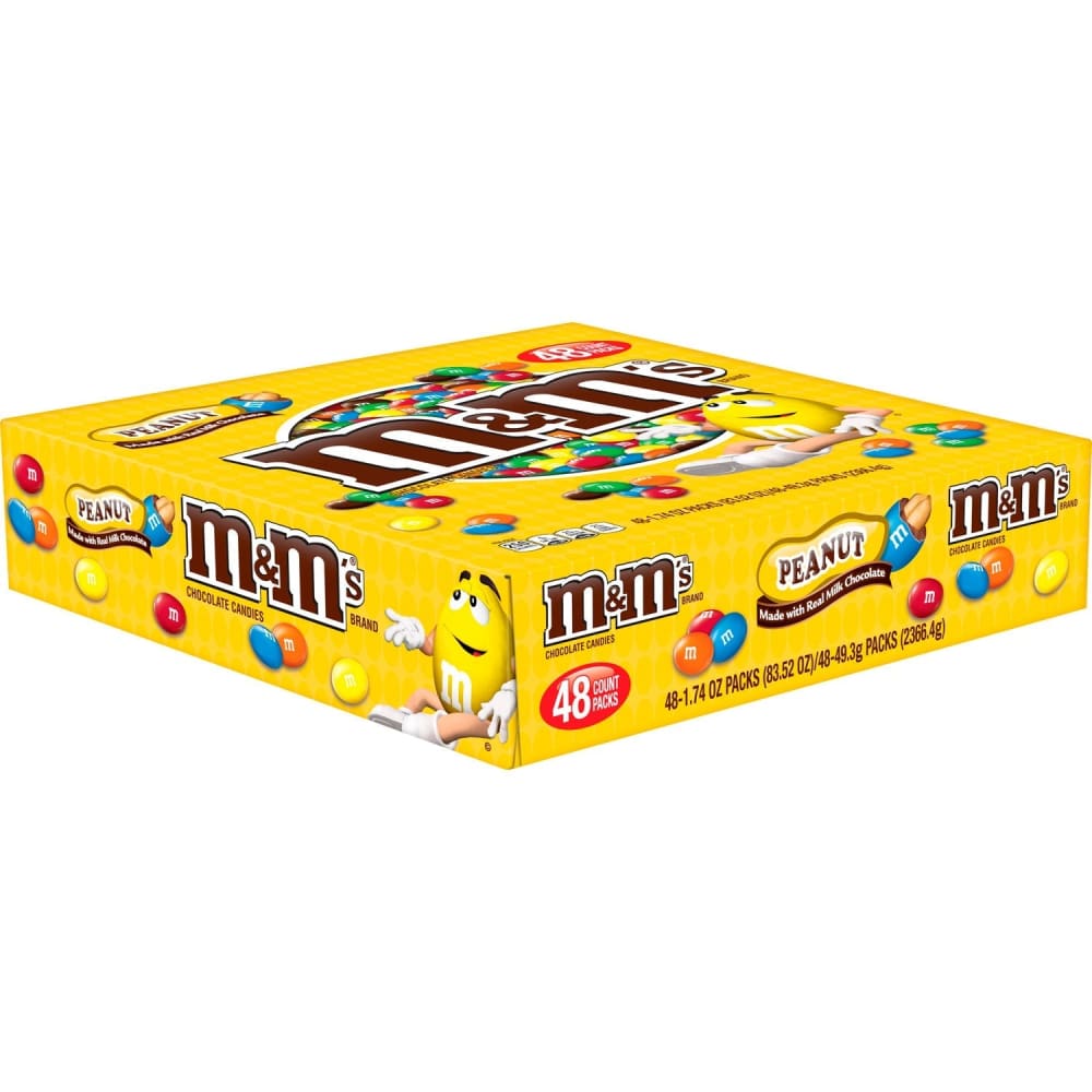 M&M’s Peanut Chocolate Candy Box - 1.74 Oz - 48 Ct - Candy & Chocolate - m&m