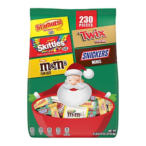 M&M’s Skittles & More Bulk Christmas Candy Assortment 230 ct. - Home/Seasonal/Holiday/Holiday Candy & Gift Baskets/ - M&M’s