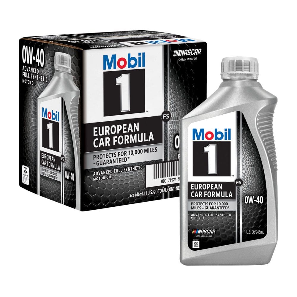 Mobil 1 FS 0W-40 Synthetic Motor Oil (1-quart bottles 6-pk) (Pack of []) - Savings & Clearance - Mobil