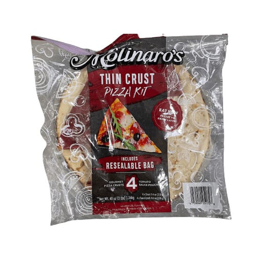 Molinaros Thin Crust Pizza Kit 4 Count 48 oz. - Molinaros
