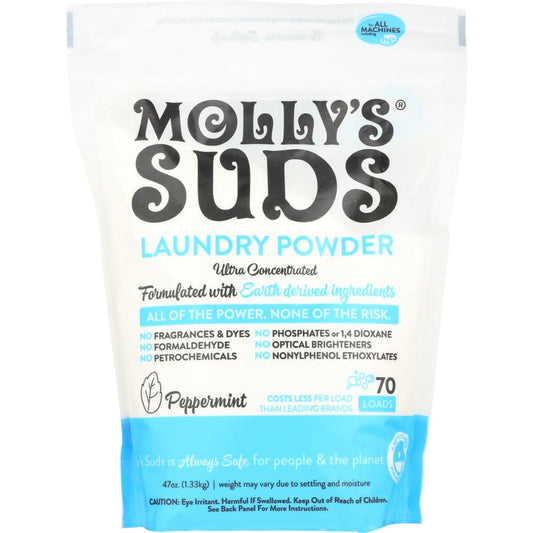 MOLLY’S SUDS: Laundry Powder for Sensitive Skin 70 Loads 41.8 oz (Pack of 2) - Home Products > Laundry Detergent - MOLLYS SUDS