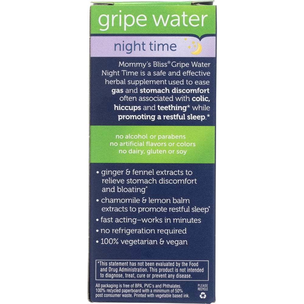 MOMMYS BLISS Mommy'S Bliss Gripe Water Night Time, 4 Fo