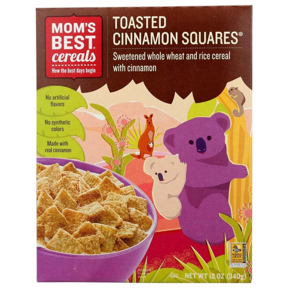 MOMS BEST Moms Best Cereal Cinnamon Squares, 12 Oz