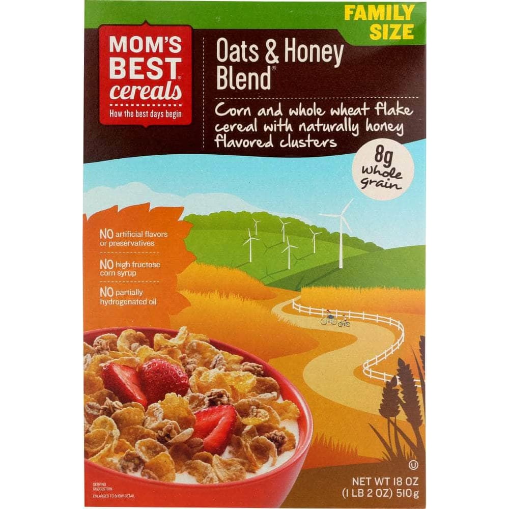 Moms Best Cereals Mom's Best Cereals Oats & Honey Blend Cereal, 18 oz