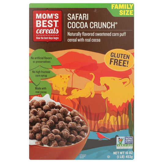 MOMS BEST: Safari Cocoa Crunch Cereal 16 oz (Pack of 4) - Grocery > Breakfast > Breakfast Foods - MOMS BEST