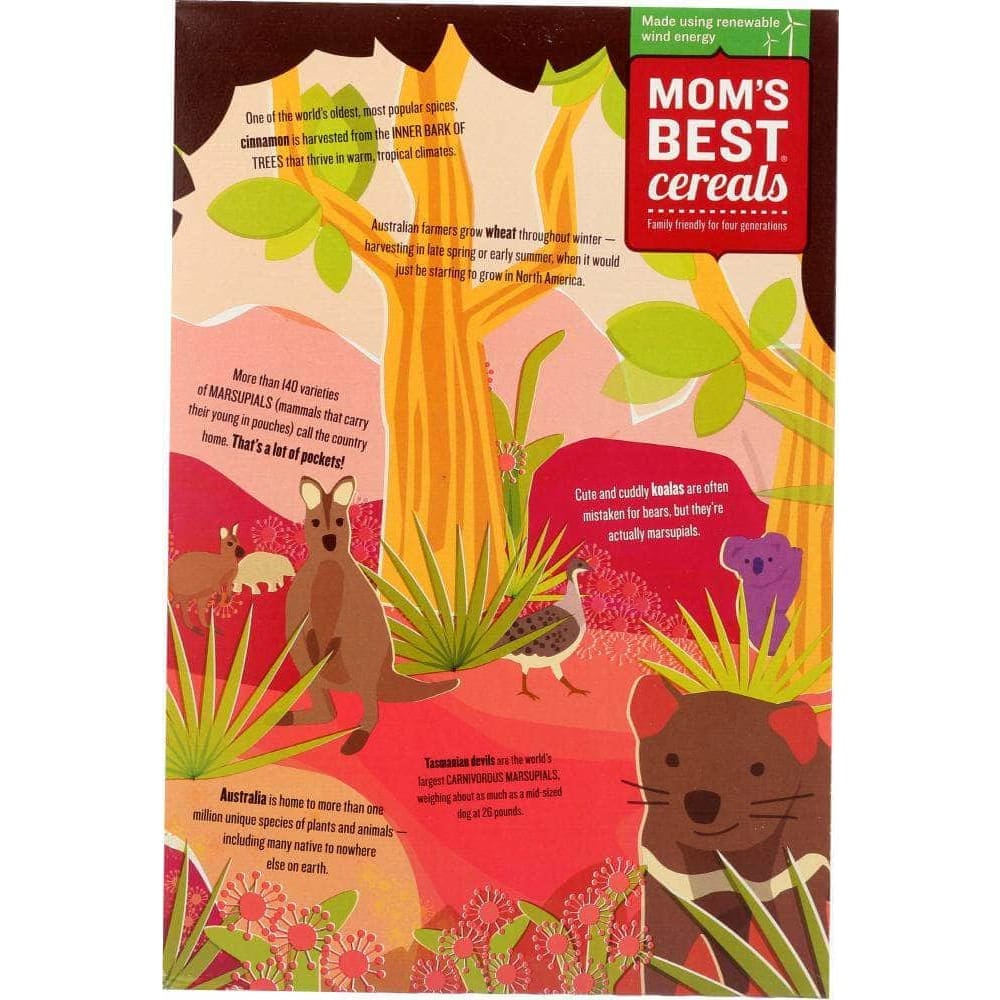 Moms Best Cereals Moms Best Toasted Cinnamon Squares Cereal, 17.5 oz