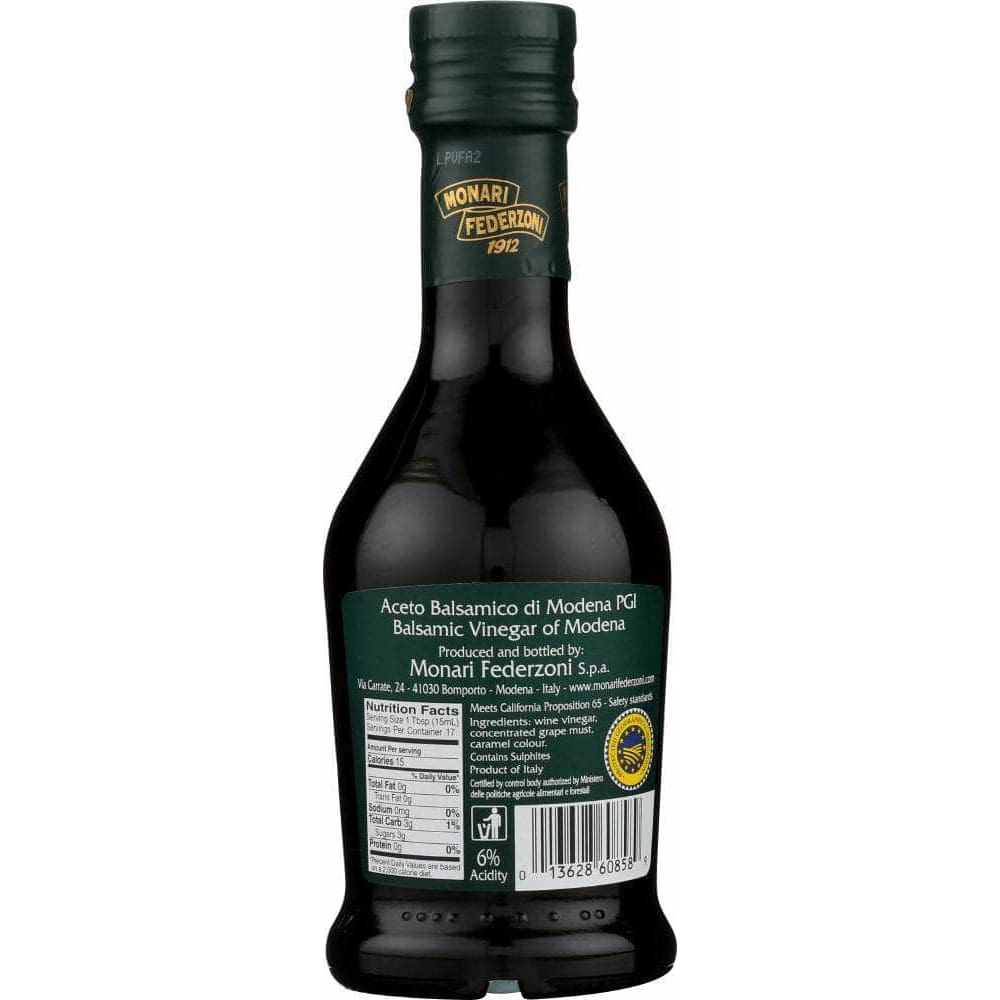 Monari Monari Federzoni Balsamic Vinegar of Modena, 8.5 oz