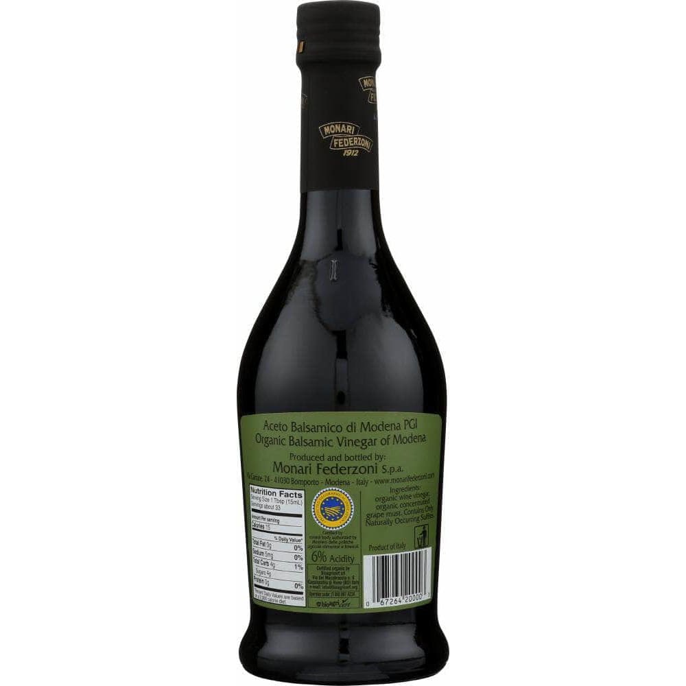 Monari Monari Vinegar Balsamic Organic, 16.9 oz