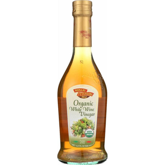 MONARI MONARI Vinegar White Wine Org, 16.9 oz
