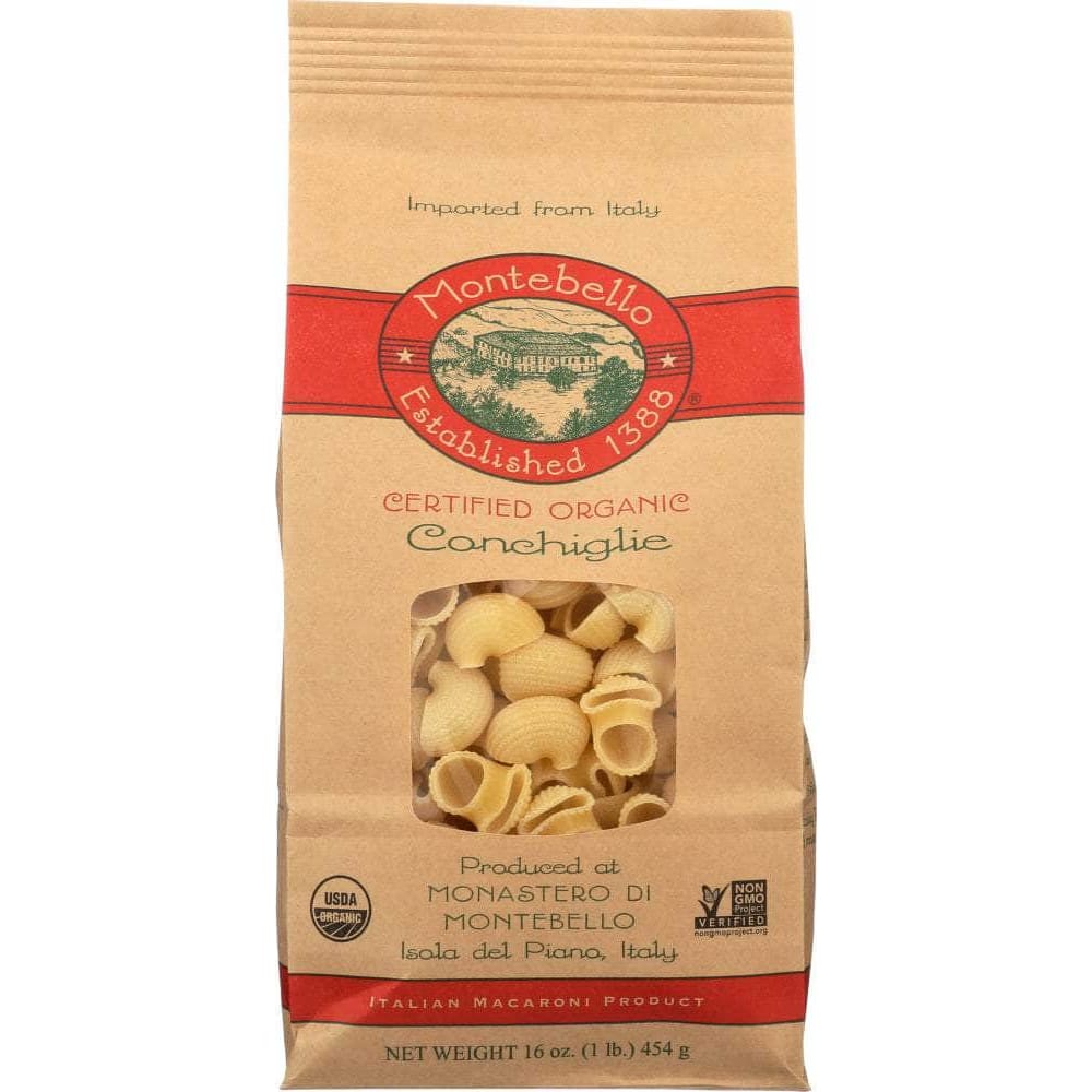 Montebello Montebello Pasta Conchiglie Organic, 16 oz