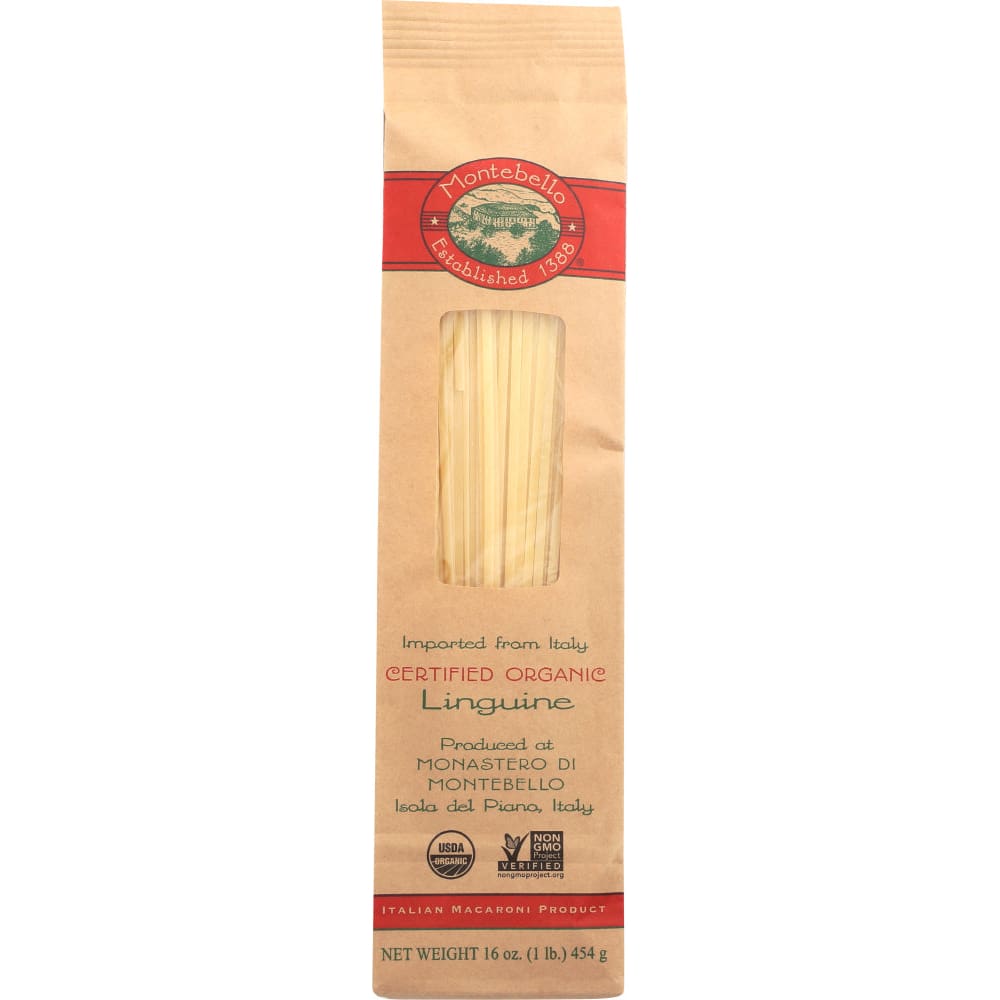 MONTEBELLO: Pasta Linguine 16 oz (Pack of 4) - Meal Ingredients > Noodles & Pasta - MONTEBELLO