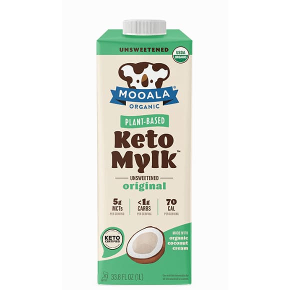 MOOALA Grocery > Beverages > Milk MOOALA: Unsweetened Original Keto Mylk, 33.8 fo