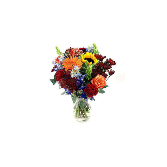 Moonlight Party Bouquet and Vase - Floral Arrangements - Moonlight