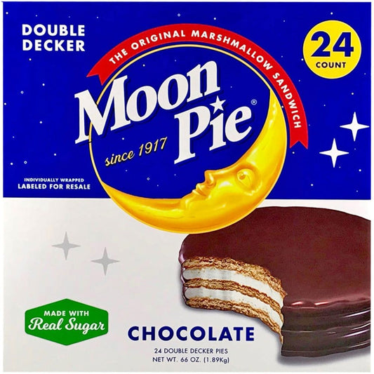 MoonPie Double Decker Chocolate (2.75 oz. 24 ct.) - Dessert & Pastry Trays - MoonPie