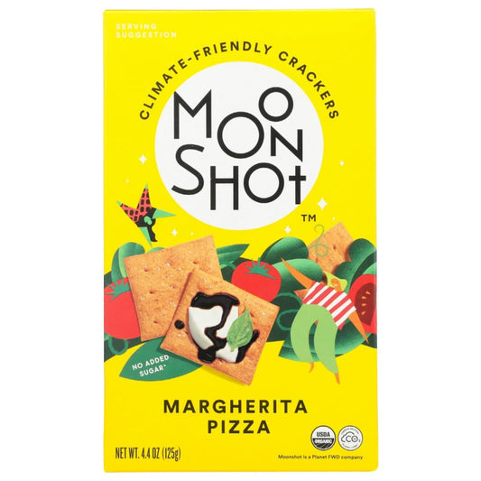 MOONSHOT: Margherita Pizza Crackers 4.4 OZ (Pack of 4) - Crackers - MOONSHOT