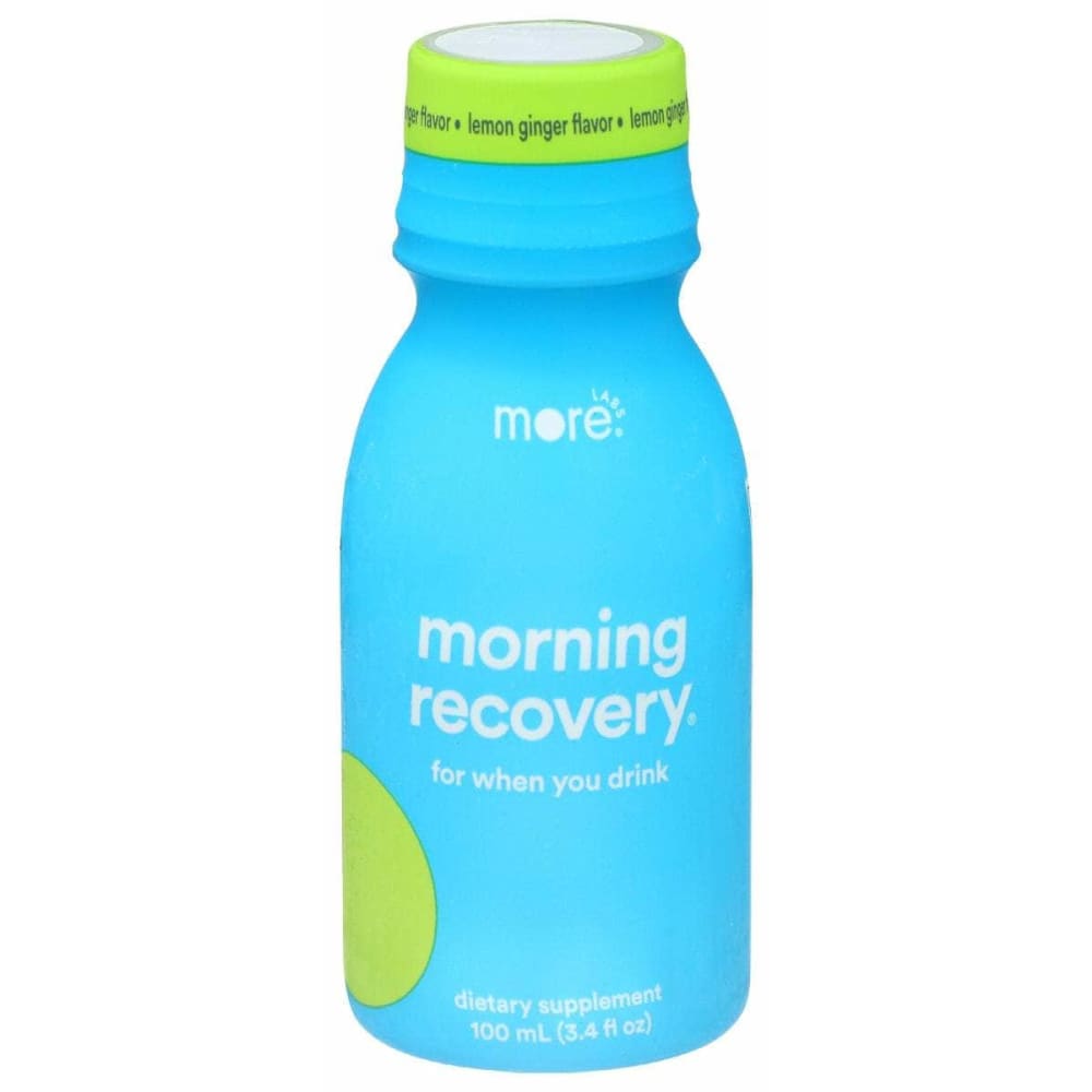 MORE LABS More Labs Shot Morning Recovery Lemon Ginger, 3.4 Oz