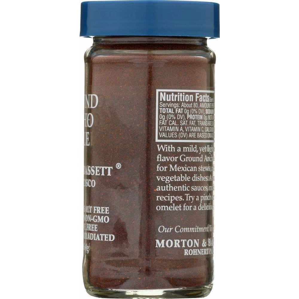 Morton & Bassett Morton & Bassett Ground Ancho Chili Powder, 2.3 oz