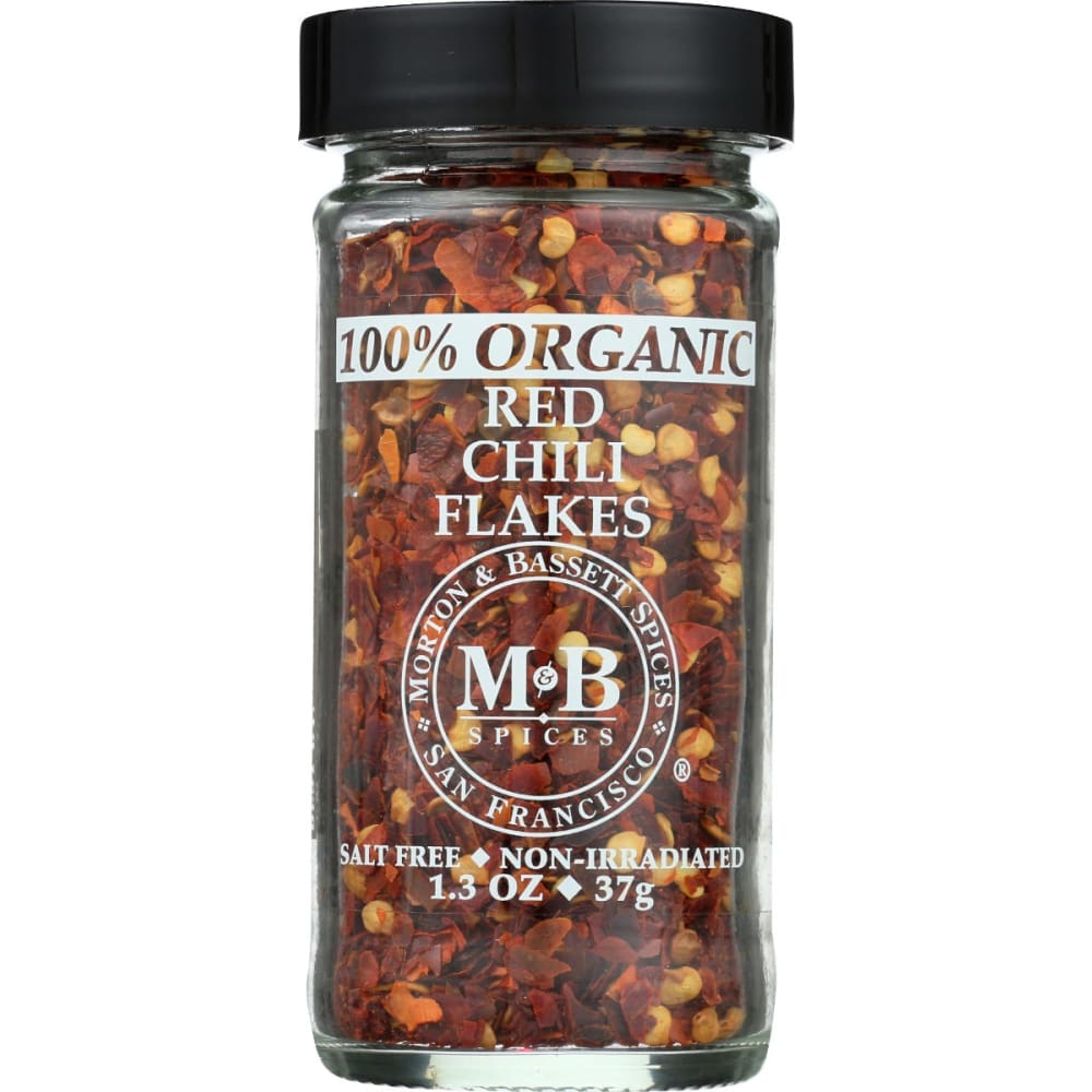 MORTON & BASSETT: Spice Red Chili Flakes Organic 1.3 oz (Pack of 3) - MORTON & BASSETT