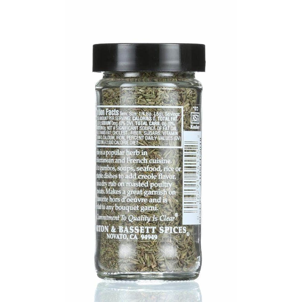 Morton & Bassett Morton & Bassett Spices Thyme, 1 oz