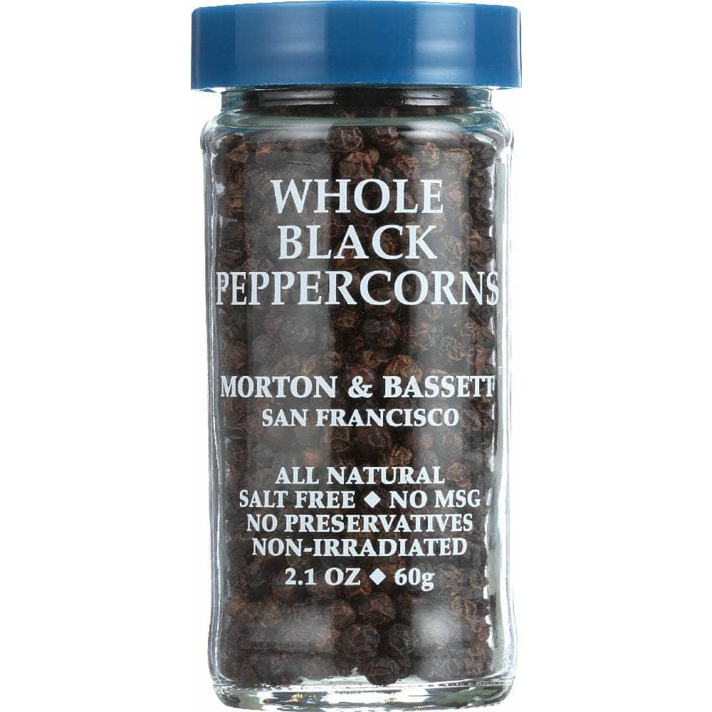 Morton & Bassett Morton & Bassett Whole Black Peppercorns, 2.1 oz