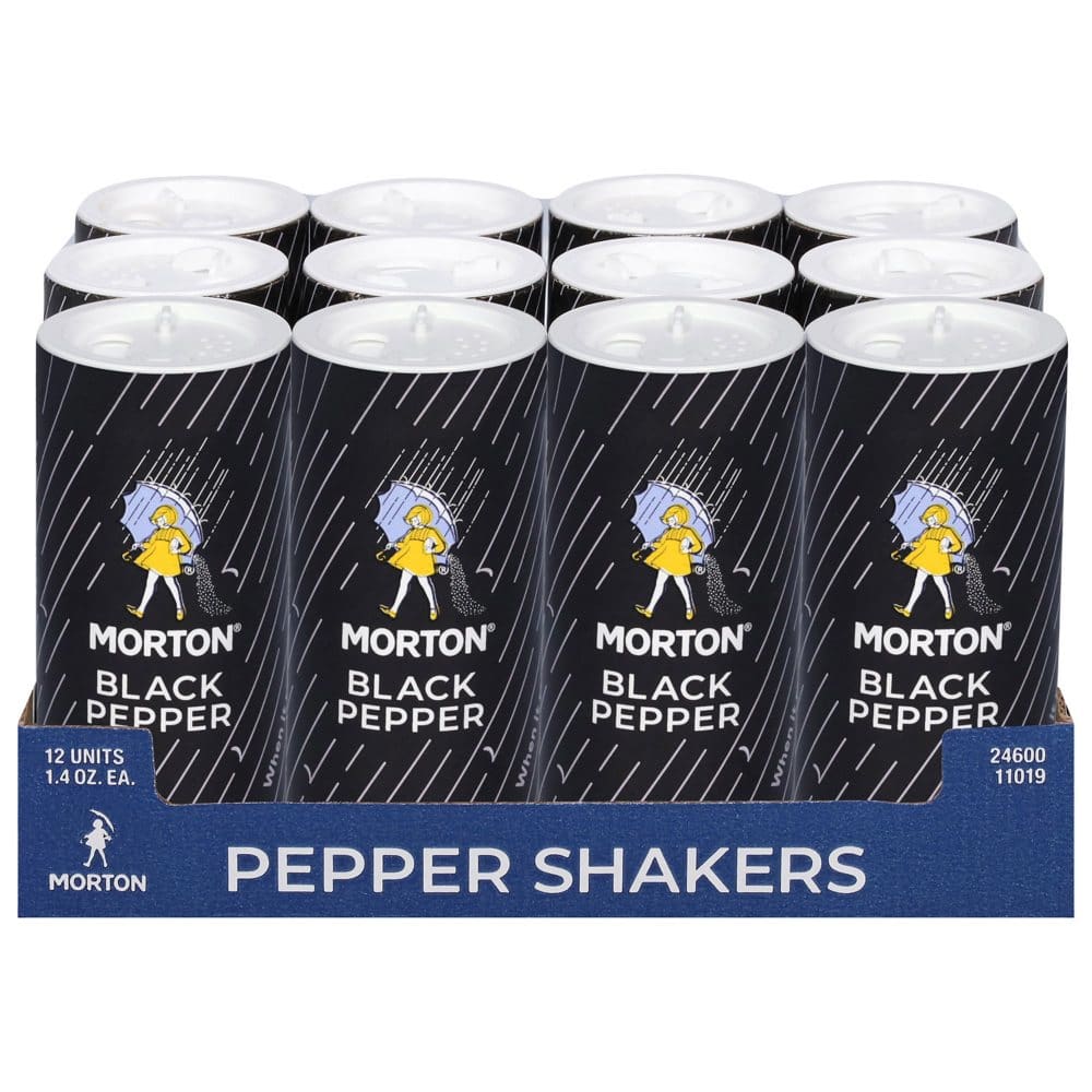Morton Pepper Shakers (1.2 oz. 12 pk.) (Pack of 2) - New Items - ShelHealth