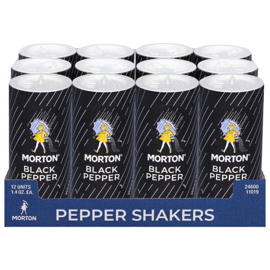 Morton Pepper Shakers (1.2 oz. 12 pk.) (Pack of 2) - New Items - ShelHealth