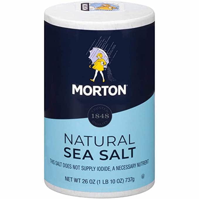 MORTONS Grocery > Cooking & Baking > Seasonings MORTONS: Natural Sea Salt, 26 oz