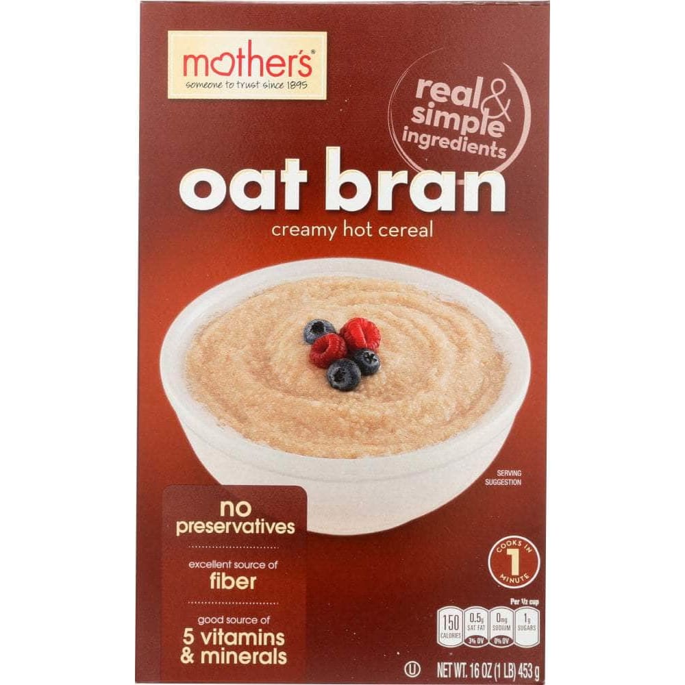 Mothers Mothers Hot Oat Bran Cereal, 16 oz