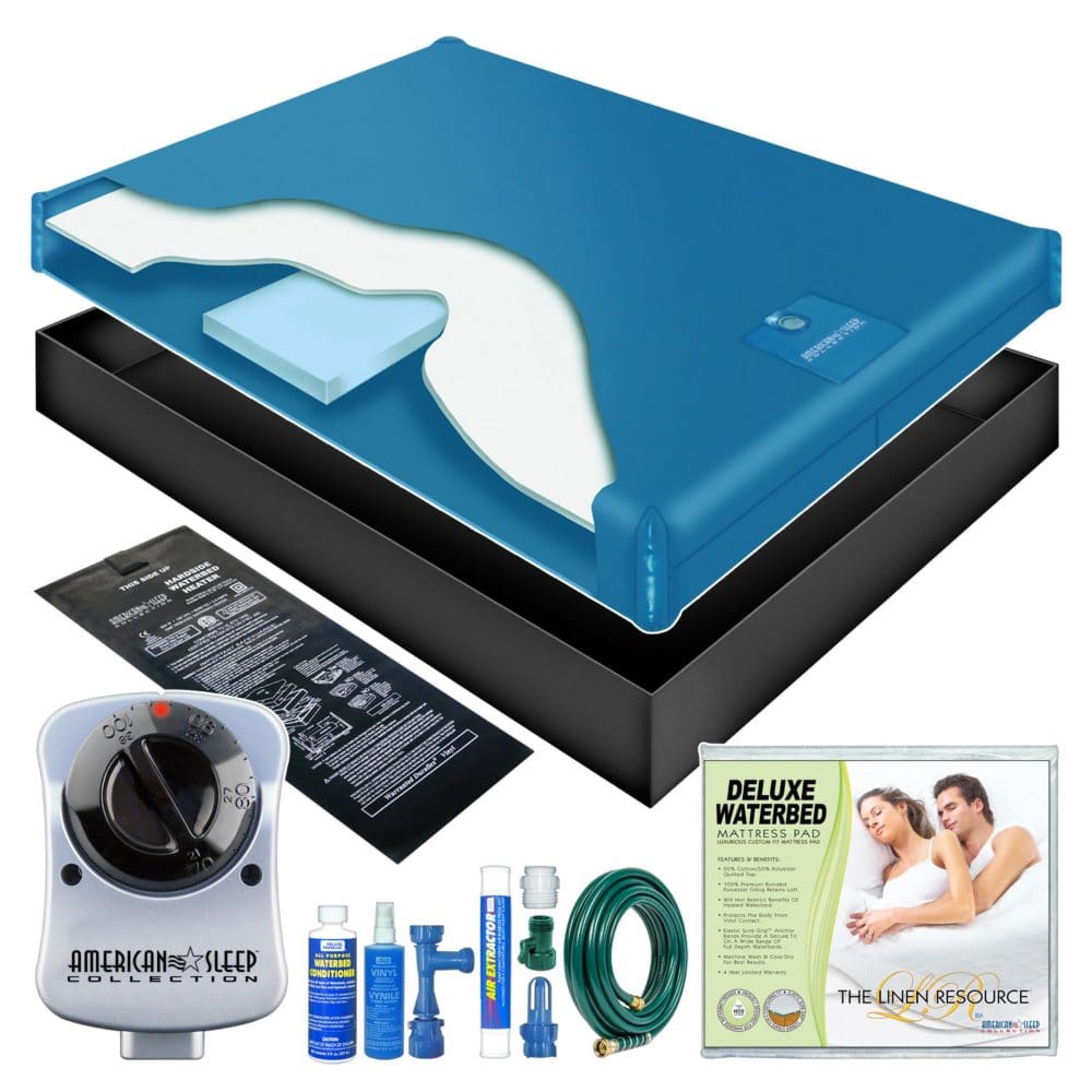Motion Reduced Waterbed Mattress Kit- Super Single - Bed in a Box - Motion