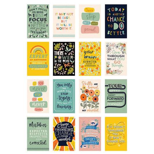 Motivational Posters Poster Set (Pack of 2) - Classroom Theme - Carson Dellosa Education