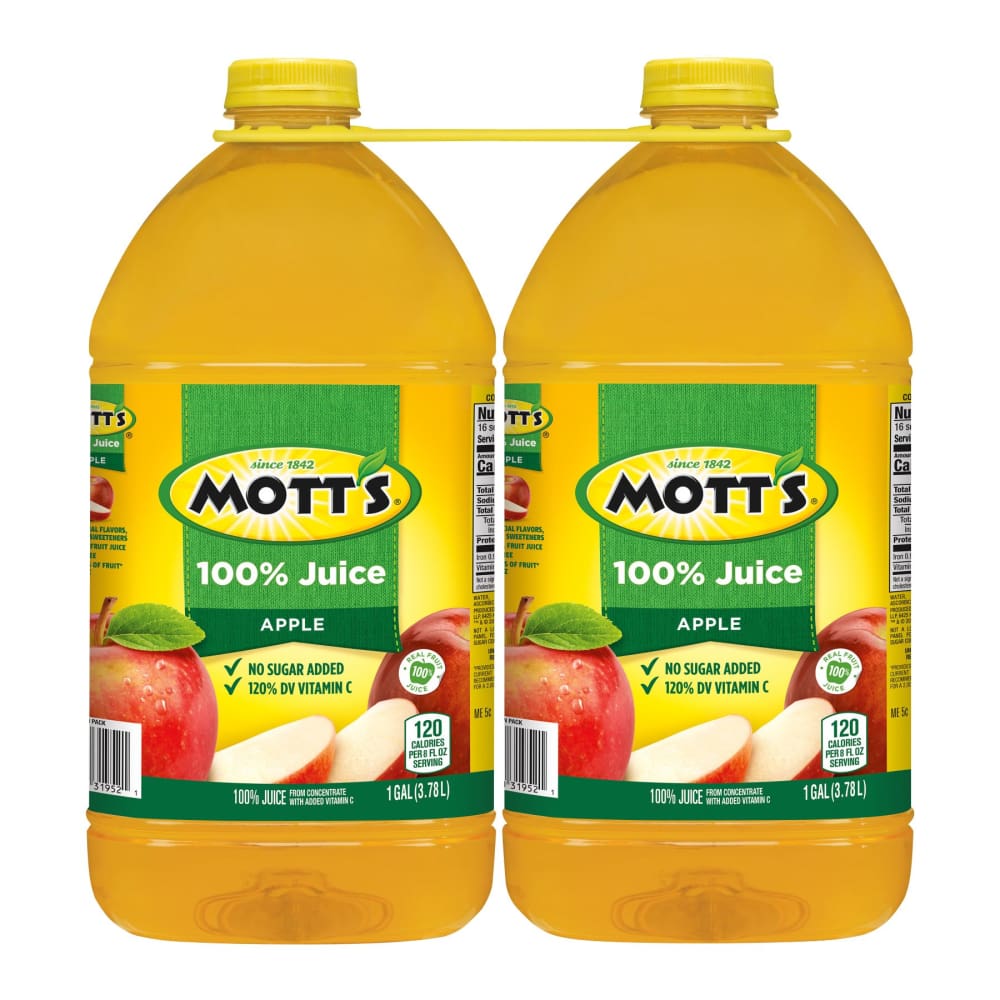 Mott’s 100% Original Apple Juice 2 pk./1 gal. - Home/Grocery Household & Pet/Beverages/Juice/ - Mott’s