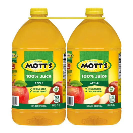 Mott’s 100% Original Apple Juice 2 pk./1 gal. - Home/Grocery Household & Pet/Beverages/Juice/ - Mott’s