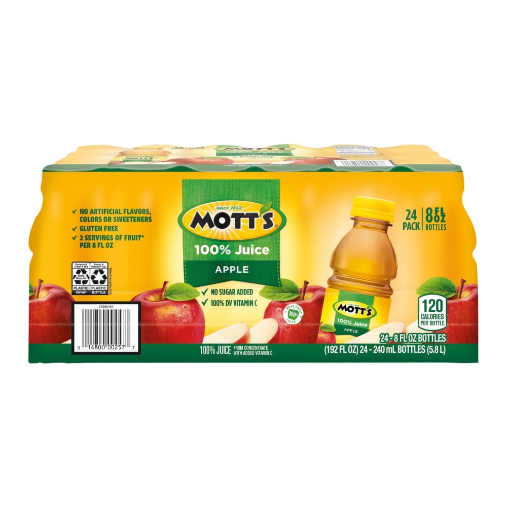 Mott’s Mott’s 100% Original Apple Juice 24 pk./8 fl. oz. - Home/Grocery Household & Pet/Beverages/Juice/ - Mott’s