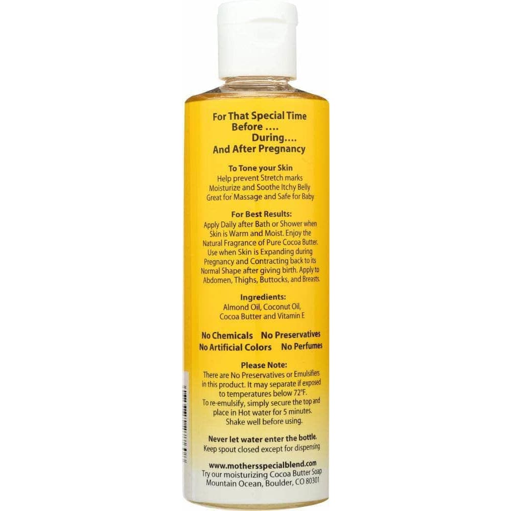 Mothers Special Blend Mountain Ocean Mother's Special Blend Skin Toning Oil, 8 Oz