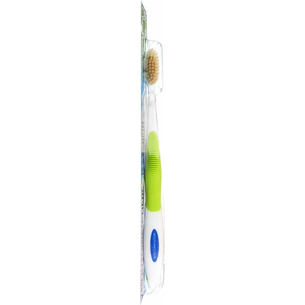 DOCTOR PLOTKAS Mouth Watchers Toothbrush Adult Manual Green, 1 Ea