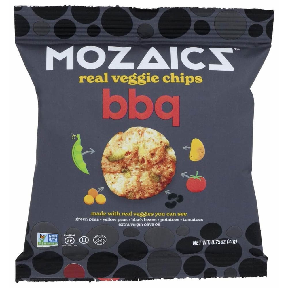 MOZAICS Grocery > Snacks > Chips MOZAICS: Bbq Real Veggie Chips, .75 oz