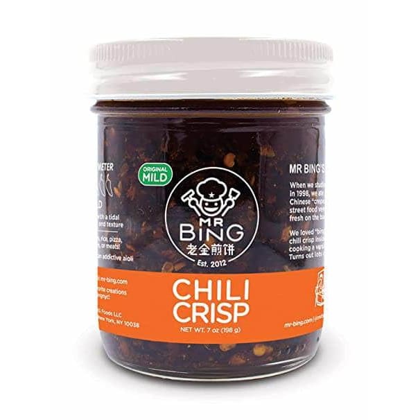 MR BING Grocery > Pantry > Condiments MR BING: Chili Crisp Mild, 7oz