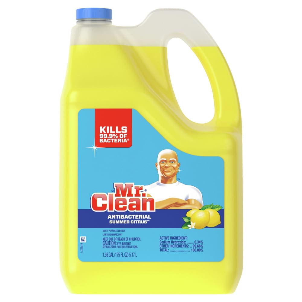 Mr. Clean Antibacterial Multi-Surface Cleaner Summer Citrus 175 oz. - Mr. Clean